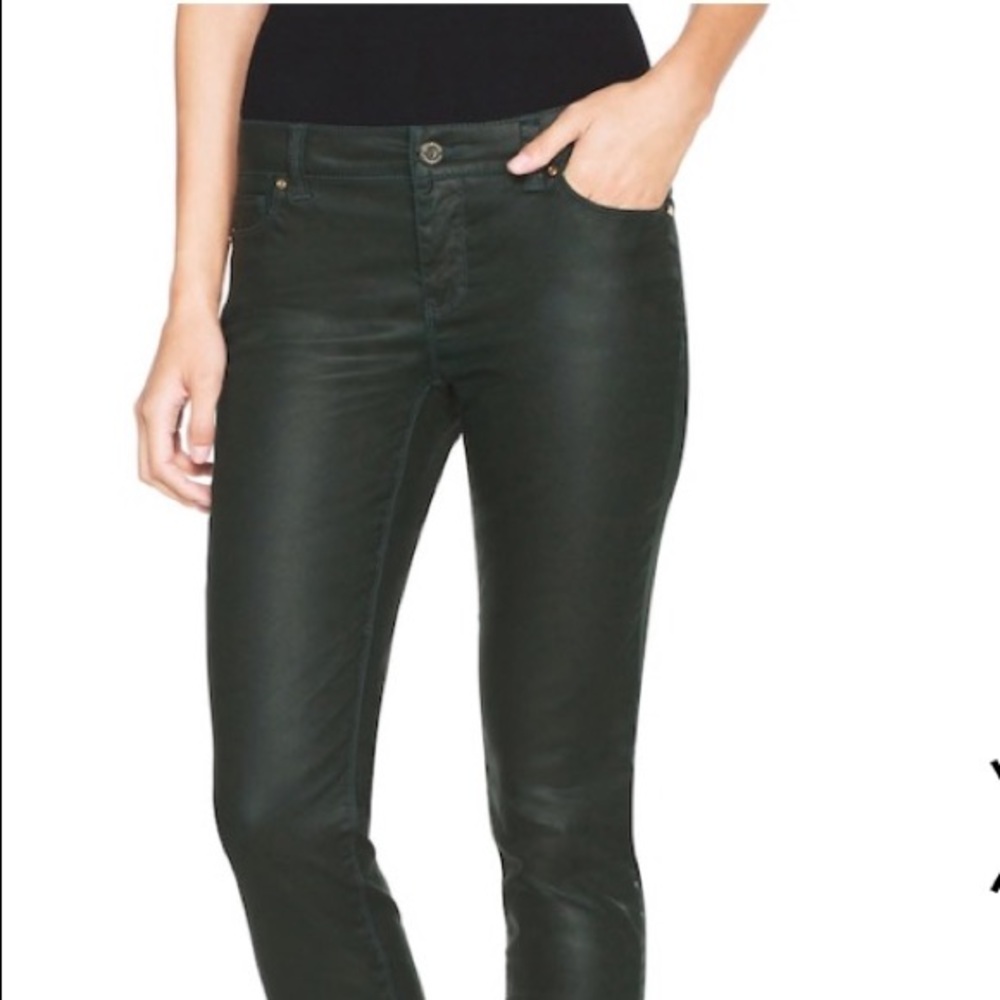WHBM Coated Skimmer Jean